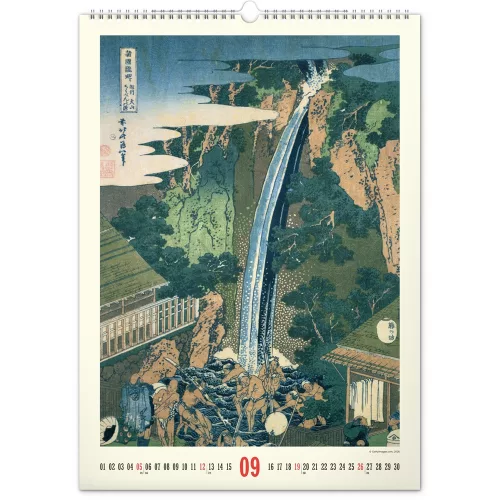 Falinaptár képes  330×460mm Vintage Posters-Japanese art Realsystem 2027.