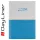 Határidőnapló Contrast A5 napi, fehér lapokkal fehér-világoskék Dayliner 2026.