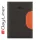 Határidőnapló Memphis A5 napi, fehér lapokkal fekete-narancs Dayliner 2026.