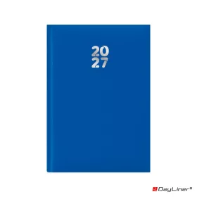   Határidőnapló Pannon A5 heti, fehér lapokkal kék Dayliner 2027.