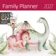 Falinaptár képes 300 x 300 mm, fehér lapokkal Family Planner Dayliner 2027.