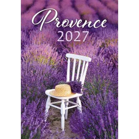  Falinaptár képes 315 x 450 mm, fehér lapokkal Provence Dayliner 2027.
