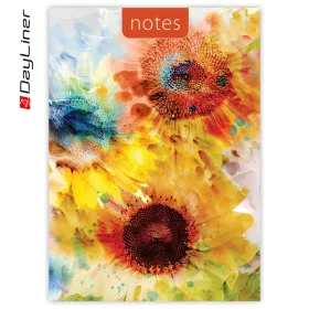   Határidőnapló és jegyzet Colors A5 vonalas, fehér lapokkal Sunflower Dayliner 2027.