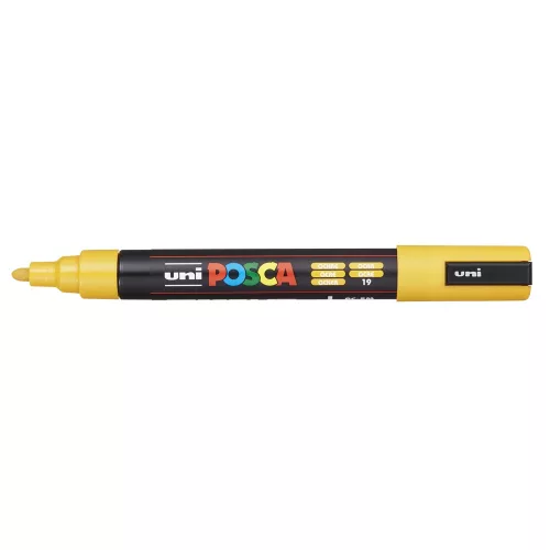 Dekormarker 1,8-2,5mm, Uni Posca PC-5M okker