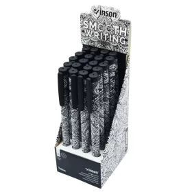   Golyóstoll kupakos, 0,7mm Vinson Tattoo A3 vegyes test displ 20 db/display