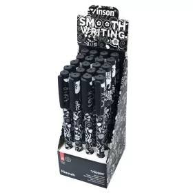   Golyóstoll kupakos, 0,7mm Vinson Hannah A71 vegyes test displ 20 db/display