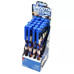   Golyóstoll kupakos 0,7mm Vinson Autumn A182 vegyes test displ 20 db/display