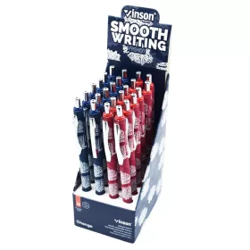   Golyóstoll nyomógombos 0,7mm Vinson Change K60 vegyes test displ 24 db/display