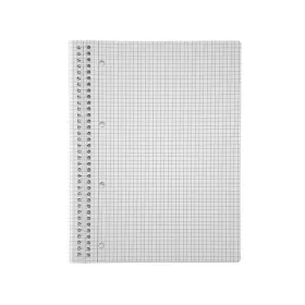   Spirálfüzet A4, 80lap, perforált lyukasztott Evoffice kockás