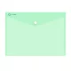 Irattartó tasak A4, PP patentos Bluering® transzparens zöld