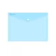 Irattartó tasak A5, PP patentos Bluering® transzparens kék