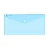 Irattartó tasak DL 'csekk' patentos PP Bluering® transzparens kék