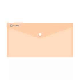   Irattartó tasak DL 'csekk' patentos PP Bluering® transzparens narancs