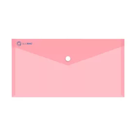   Irattartó tasak DL 'csekk' patentos PP Bluering® transzparens piros