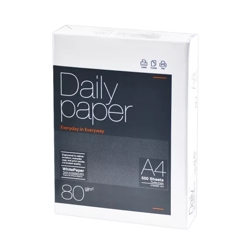 Másolópapír A4, 80g, Daily Paper 500ív/csomag