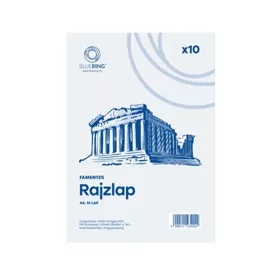 Rajzlap A4, famentes fóliázva Bluering® 10 ív/csomag,