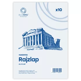 Rajzlap A3, famentes fóliázva Bluering® 10 ív/csomag,