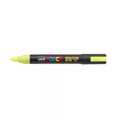 Dekormarker 1,8-2,5mm, Uni Posca PC-5M fluor sárga