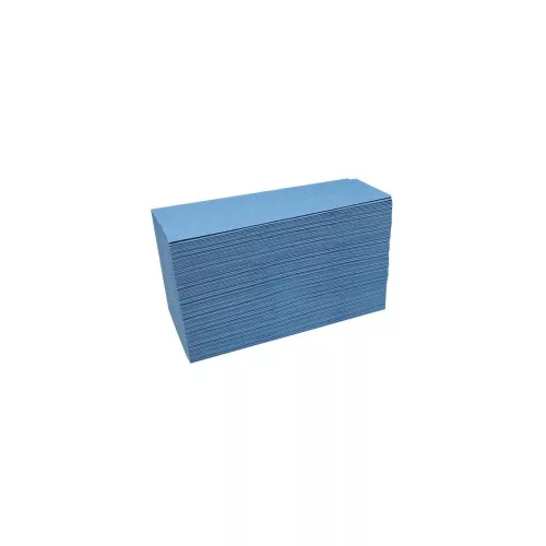 Kéztörlő 1 rétegű V hajtogatott 250 lap/csomag 23,2 × 23 cm 20 csomag/karton Zig Zag Katrin_362200 kék