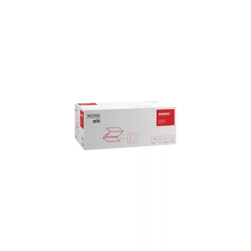 Kéztörlő 1 rétegű V hajtogatott 250 lap/csomag 23,2 × 23 cm 20 csomag/karton Zig Zag Katrin_362200 kék