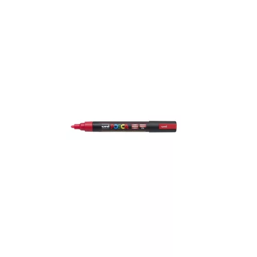Dekormarker 1,8-2,5mm, Uni Posca PC-5M fluor piros