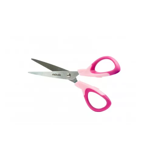 Olló 21cm, hegyes, ergonomikus, iskolai, Nebulo