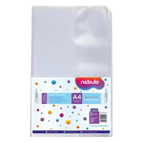 Füzetborító A4, bújtatós, PVC, 10 db/csomag, Nebulo