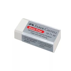 Radír, Faber-Castell forgácsmentes, 42x21x11mm fehér