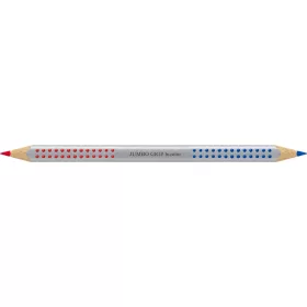 Postairón, vastag, Grip Jumbo Faber-Castell piros-kék
