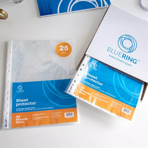 Genotherm lefűzhető, A4, 50 micron narancsos Bluering® 25 db/csomag, 4 csomag/karton kínáló