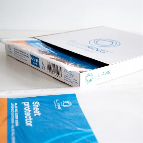Genotherm lefűzhető, A4, 50 micron narancsos Bluering® 25 db/csomag, 4 csomag/karton kínáló