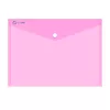 Irattartó tasak A4, PP patentos Bluering® transzparens pink