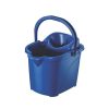Felmosó vödör gurulós műanyag kicsavaró kosárral 15 literes UP604-005 kék