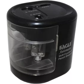   Hegyező asztali 2 lyukú elektromos elemes és hállózati adapterrel működtethető EG5161 Eagle fekete