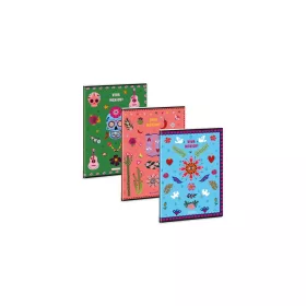   Füzet iskolai A4, 40lap, kockás Ars Una  VIVA MEXICO 10db/csomag