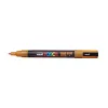 Dekormarker 0,9-1,3mm, Uni-Posca PC-3ML csillámló narancs