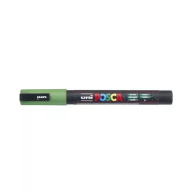 Dekormarker 0,9-1,3mm, Uni-Posca PC-3ML csillámló zöld