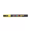 Dekormarker 0,9-1,3mm, Uni-Posca PC-3ML csillámló sárga