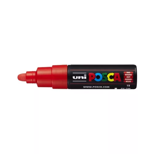 Dekormarker 4,5-5,5mm, Uni-Posca PC-7M piros