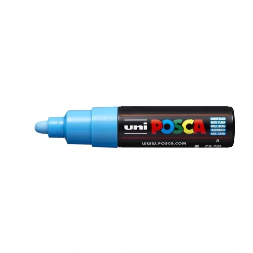 Dekormarker 4,5-5,5mm, Uni-Posca PC-7M világoskék