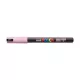 Dekormarker 0,7mm, Uni-Posca PC-1MR világos rózsaszín