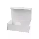 Irattári doboz téka A4, 375x250x115mm, savmentes, fehér