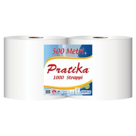   Ipari törlő 2 rétegű tekercses átmérő: 29 cm 960 lap/240 m/tekercs 2 tekercs/karton Paperdi Pratika 1000_BI8S1000