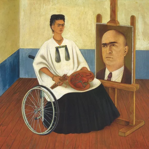 Falinaptár képes lemeznaptár 300x300mm, Frida Kahlo Realsystem 2027.