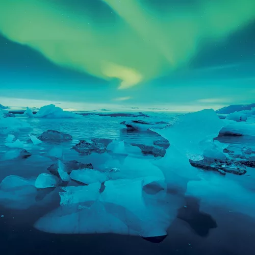 Falinaptár képes lemeznaptár 300x300mm, Aurora Borealis Realsystem 2027.