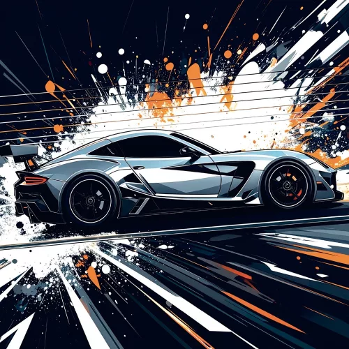Falinaptár képes lemeznaptár 300x300mm, Fast Cars Realsystem 2027.