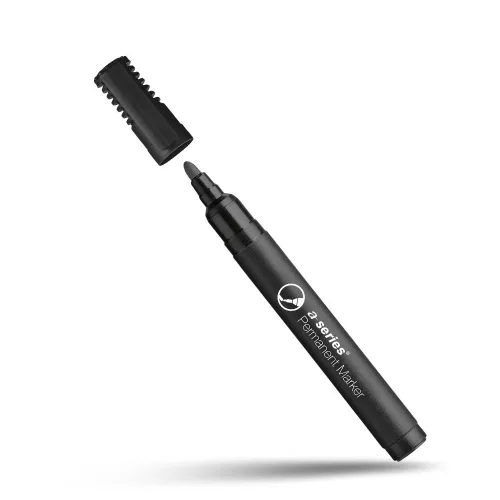 Alkoholos marker 3mm, kerek végű A-series fekete