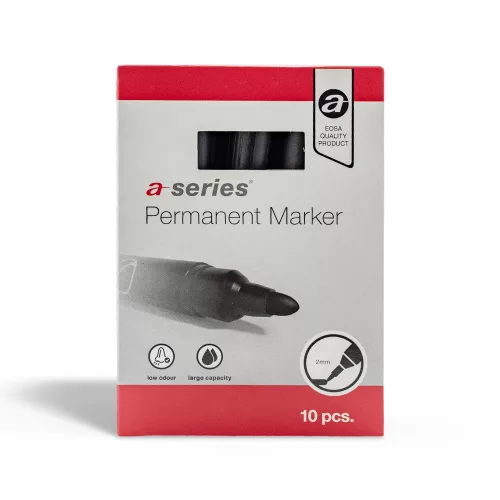 Alkoholos marker 3mm, kerek végű A-series fekete