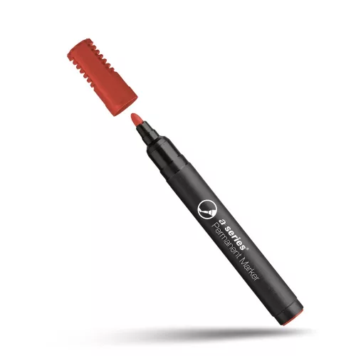 Alkoholos marker 3mm, kerek végű A-series piros