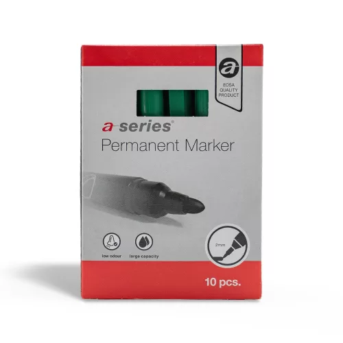 Alkoholos marker 3mm, kerek végű A-series zöld